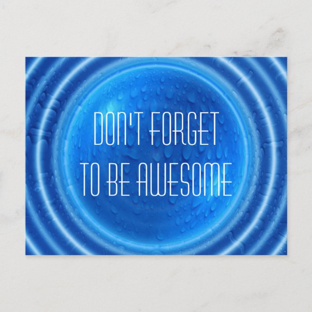 Custom your funny saying or wisdom postcard (Front)