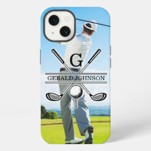 Custom Your Image Golf Monogram Design iPhone 13 Case