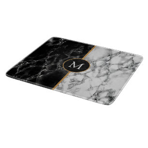 Custom Your Letter Marble Stone Cutting Board Gift