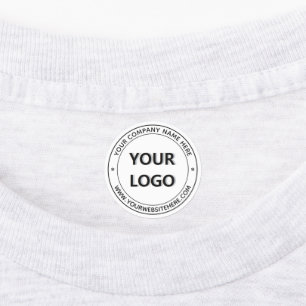 Custom Your Logo and Text Company Labels Example