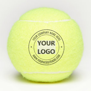 Custom Your Logo and Text Stamp Tennis Balls Gift