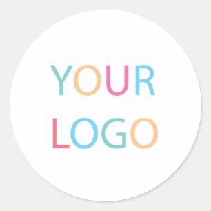 Custom Your Logo Company  Classic Round Sticker