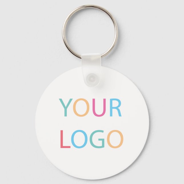 Custom Your Logo Company  Keychain (Front)