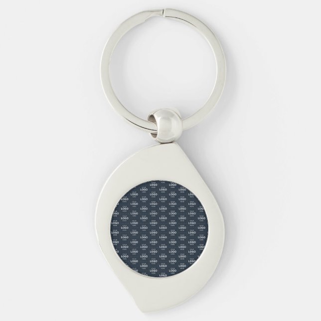 Custom Your Logo Here Name Template Keychain (Front)