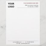 Custom Your Logo Name Address Info Letterhead<br><div class="desc">Custom Colours and Font - Personalized Your Business Letterhead with Logo - Add Your Logo - Image - photo or QR Code / Name - Company / Address / Contact Information / more - Resize and move or remove and add elements / image with Customization tool - Choose font /...</div>