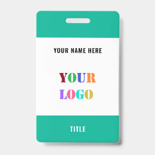 Custom Your Logo Name Personalized Business Badge