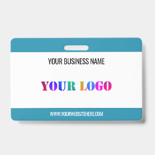 Custom Your Logo Name Website Business Badge