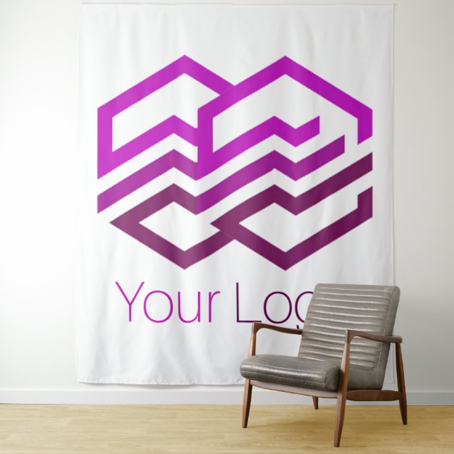 Custom Your Logo or Image Tapestry (In Situ)