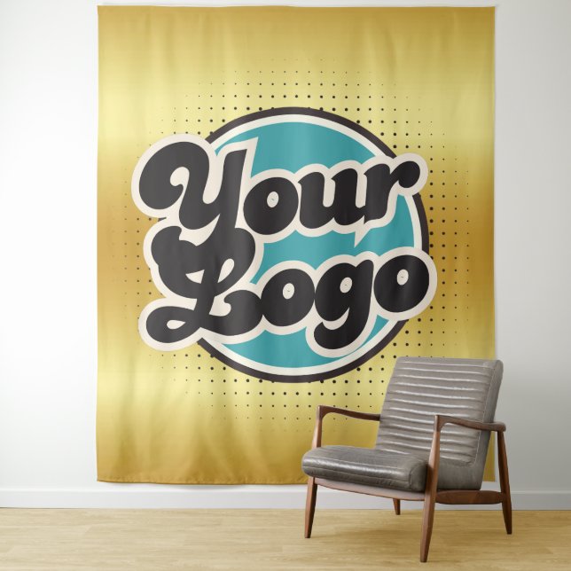 Custom Your Logo or Image Tapestry (In Situ)