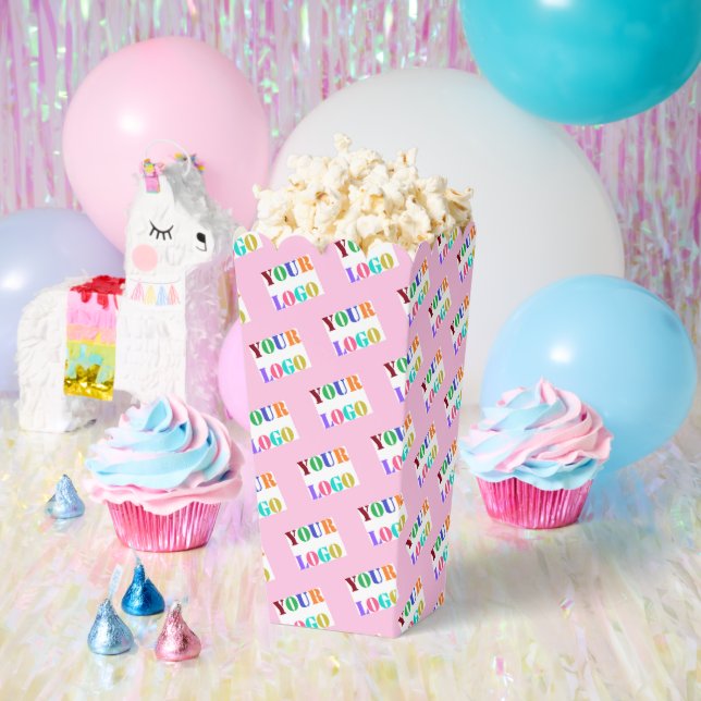 Custom Your Logo or Photo Popcorn Box Choose Colou (Party)