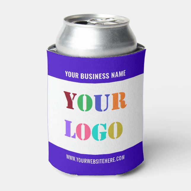 Custom Your Logo Photo Text and Colours Can Cooler (Can Front)