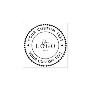  Custom Your Logo Rubber Stamp