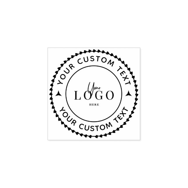  Custom Your Logo Rubber Stamp (Imprint)