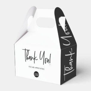 Custom Your Logo Thank you employee appreciation Favor Box