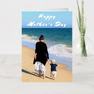 Custom Your Mom Photo Mother's Day Card with Text