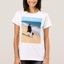 Custom Your Mom Photo T-Shirt Text - Best MOM Ever