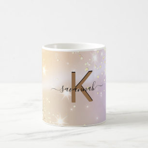Custom Your Name Elegant Sunflower High School   Coffee Mug