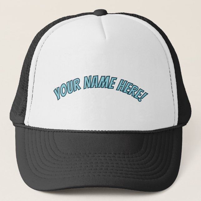 Custom “Your Name Here” Trucker Hat – Personalized (Front)