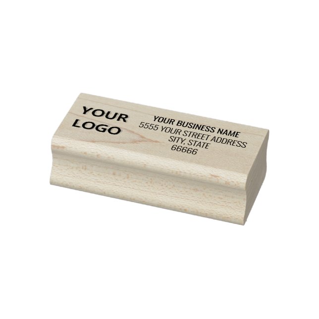 Custom Your Name Logo Address Rubber Stamp (Stamp)