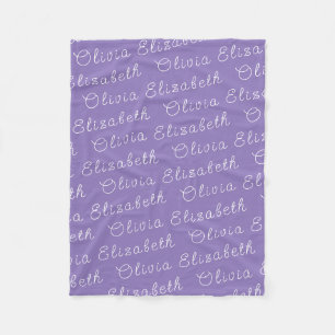 Custom Your Newborn Personalized Baby Girl Gift Fleece Blanket