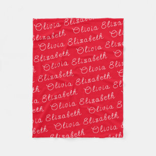Custom Your Newborn Personalized Baby Girl Gift Fleece Blanket