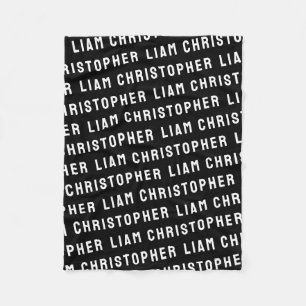 Custom Your Newborn Personalized Son Baby Boy Gift Fleece Blanket