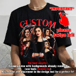CUSTOM YOUR Own Bootleg Idea Here, bootleg T-Shirt<br><div class="desc">CUSTOM YOUR Own Bootleg Idea Here, Custom a Bootleg Tee, Insert Your Design, Personalized, Customized Shirt, Change Your Design Here Shirt
Add your pictures or your picture cat or any whatever you want to put on your shirt
also, you can contact me if you need any help!!</div>