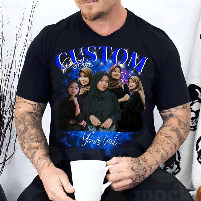 Custom Your Own Bootleg Photo Bootleg Girlfriend T-Shirt (Creator Uploaded)