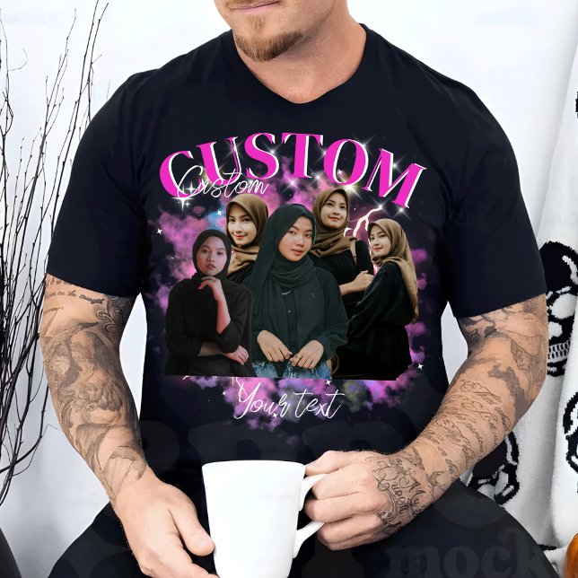 Custom Your Own Bootleg Photo Bootleg Girlfriend T-Shirt (Creator Uploaded)