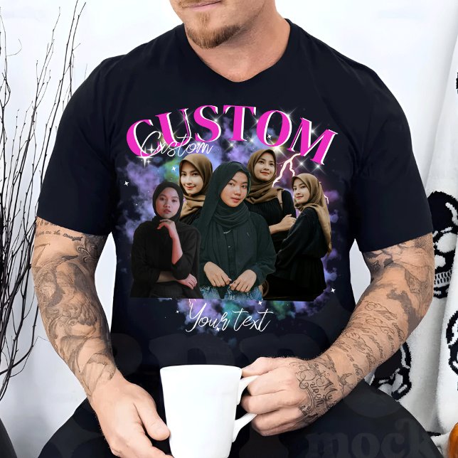 Custom Your Own Bootleg Photo Bootleg Girlfriend T-Shirt (Creator Uploaded)