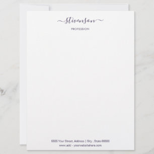 Custom Your Own Design Personalized Letterhead