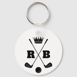 Custom Your Own Name & Brand Golf Balls Keychain