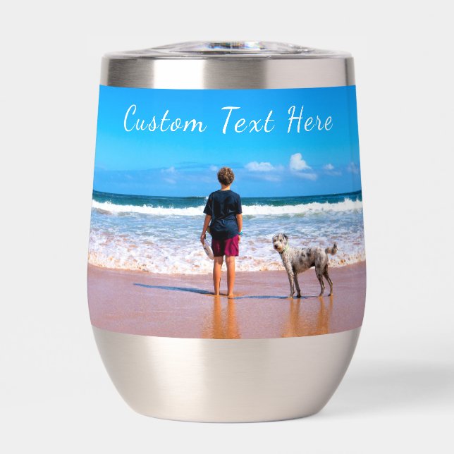 Custom Your Pet Photo and Text Personalized (Front)