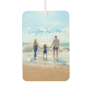 Custom Your Photo Air Freshener with Text