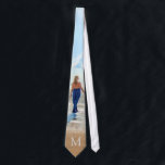 Custom Your Photo and Letter Monogram Neck Tie<br><div class="desc">Ties with Custom Photo Monogram Unique Your Own Design Personalized Family / Friends or Personal Tie Gift - Add Your Photo / Letter / or Text / more - Resize and move or remove and add elements / image with Customization tool ! Choose fonts / size / colour ! Good...</div>