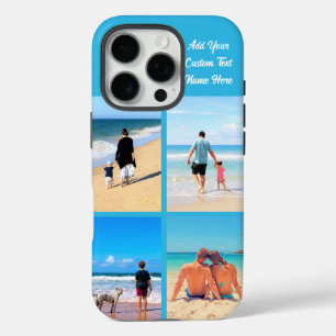 Custom Your Photo and Text Collage iPhone Case