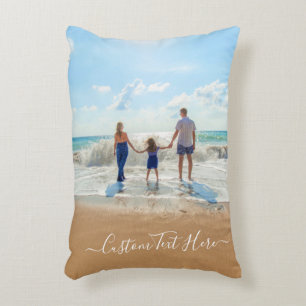 Custom Your Photo and Text Personalized Pillow