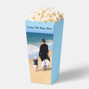 Custom Your Photo and Text Popcorn Box