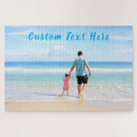 Custom Your Photo and Text Puzzle<br><div class="desc">Custom Photo and Text Puzzles - Your Own Design - Special - Personalized Family / Friends or Personal Puzzle Gift - Add Your Text and Photo - Resize and move or remove and add elements / image with Customization tool. Choose / add your favourite font / text colour / size...</div>
