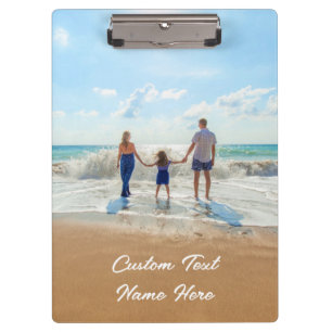 Custom Your Photo Clipboard with Text Name