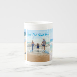 Custom Your Photo Collage Mug with Text Name