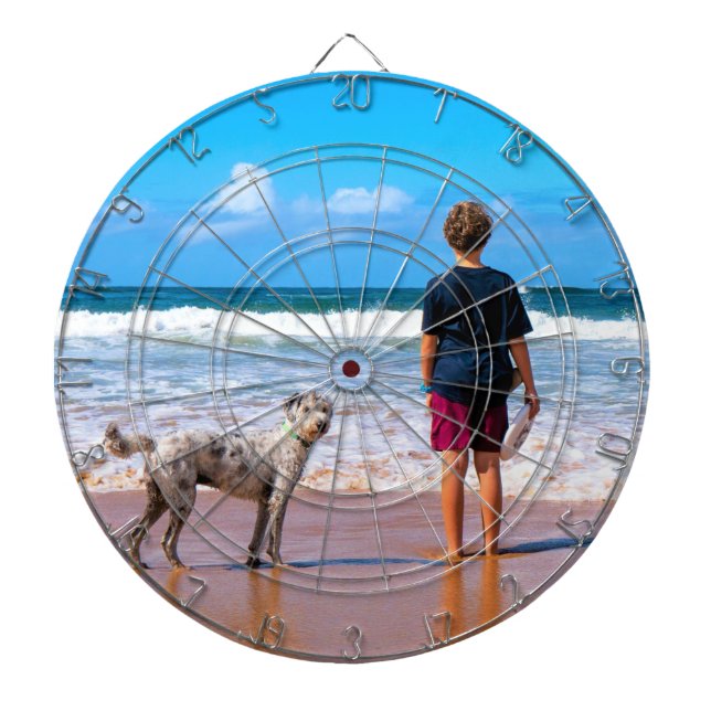 Custom Your Photo Dart Board Personalized Gift (Front)