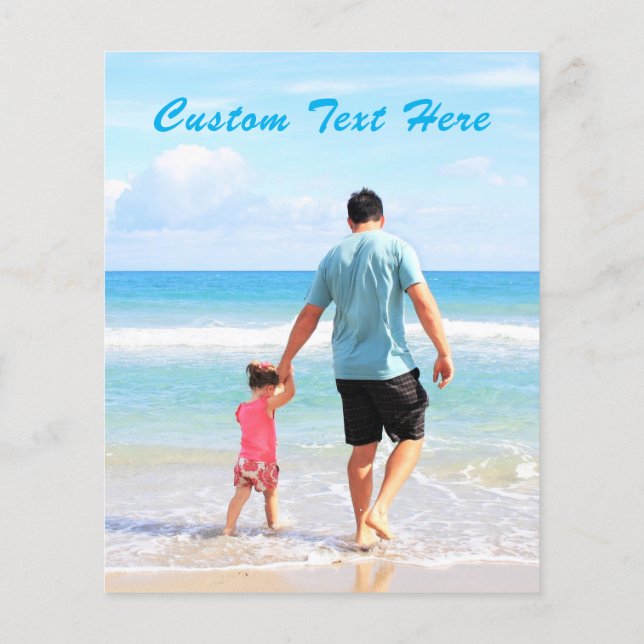 Custom Your Photo Flyer with Text (Back)