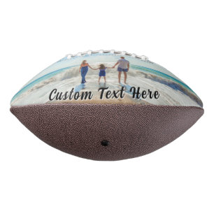 Custom Your Photo Football Personalized Text