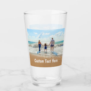 Custom Your Photo Glass and Text Personalized Gift