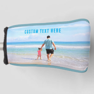 Custom Your Photo Golf Head Cover Gift with Text