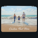 Custom Your Photo iPad Air Cover with Text<br><div class="desc">Custom Photo and Text iPad Covers - Unique Your Own Design - Personalized Family / Friends or Personal iPad Cases Gift - Add Your Text and Photo - Resize and move elements with Customization tool ! Choose font / size / colour ! Good Luck - Be Happy :)</div>