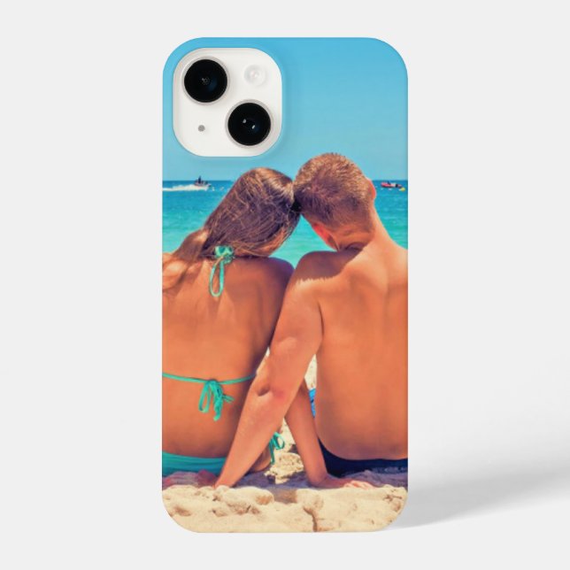 Custom Your Photo iPhone Case Personalized Gift (Back)