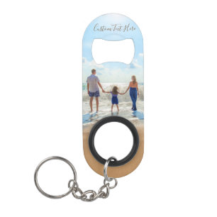 Custom Your Photo Keychain Bottle Opener with Text