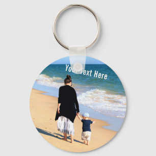Custom Your Photo Keychain Gift with Text